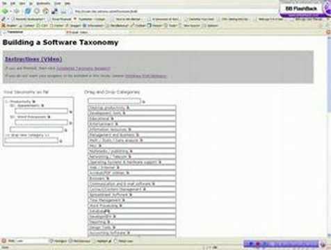 Tutorial - How to Create a Software Taxonomy