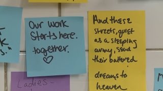 New Yorkers Find Post-election Therapy by Writing Subway Notes
