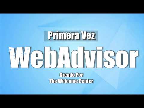WebAdvisor (español): Iniciar Sesión por Primera Vez