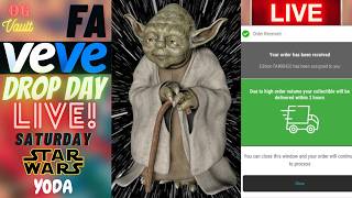 VeVe Drop Day LIVE! YODA F.A. Star Wars Blind Box Digital Collectibles NFT Drop! Good Luck!!