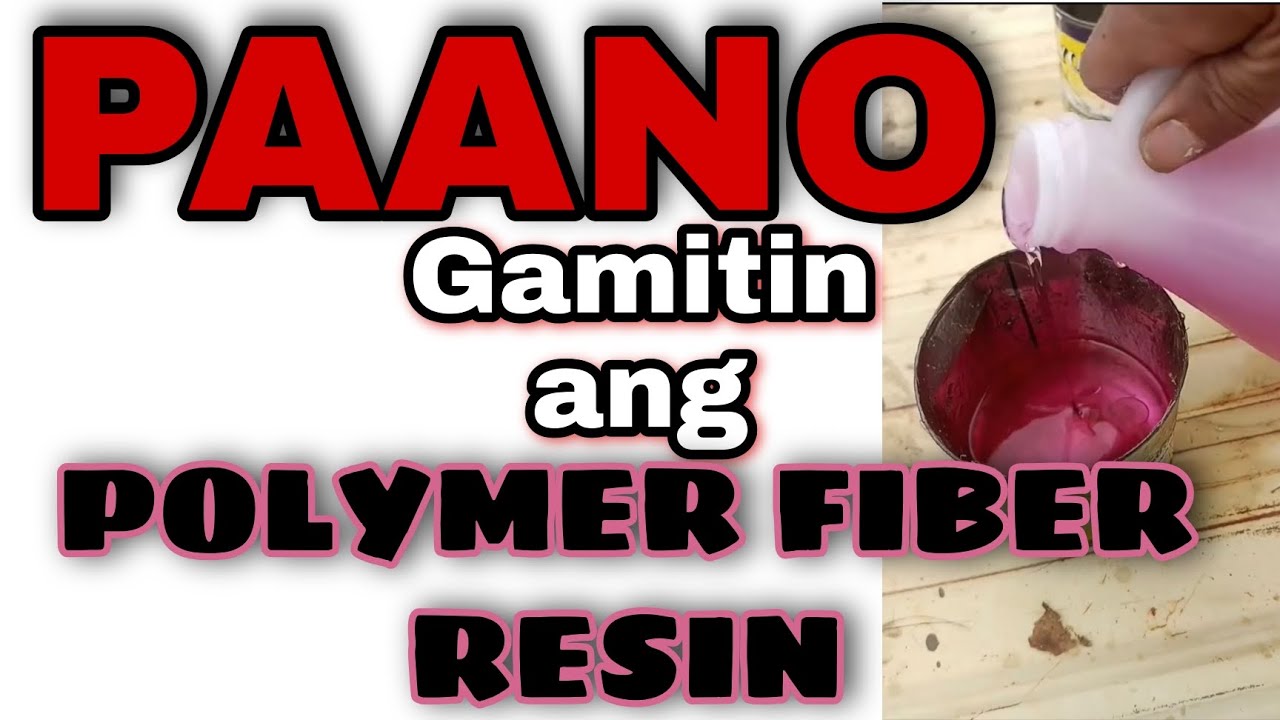 PAANO GAMITIN ANG POLYMER FIBER RESIN | sa gutter