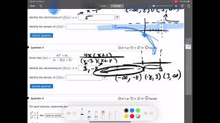 Precalculus Test 2 Review Rational Functions