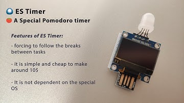 ⏲️ ES Timer a special 🍅 Pomodoro timer (Digispark ATtiny85)