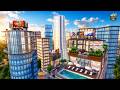 I Built a Giant Downtown City in The Sims 4 | Part 1: Penthouse