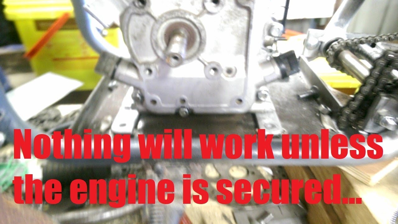 Making an Engine Mount (Project Micro Chopper) - YouTube