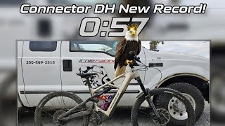 New Champ 🏆 Connector Dh - New Record 0:57 | Crawford Mtn Bike Park- Kelowna Bc January 25, 2026