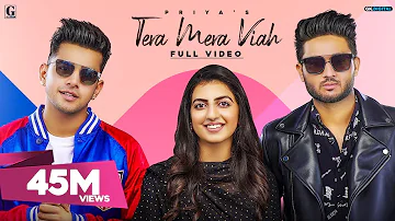 Tera Mera Viah : PRIYA (Full Song) Jass Manak | Rav Dhillon | MixSingh | GK DIGITAL | Geet MP3