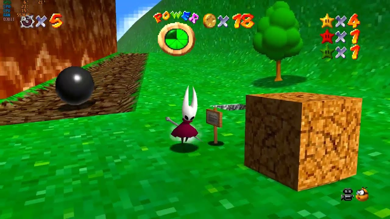 Super Mario 64 Co-Op DX PC Port Online 2-Player Gameplay 