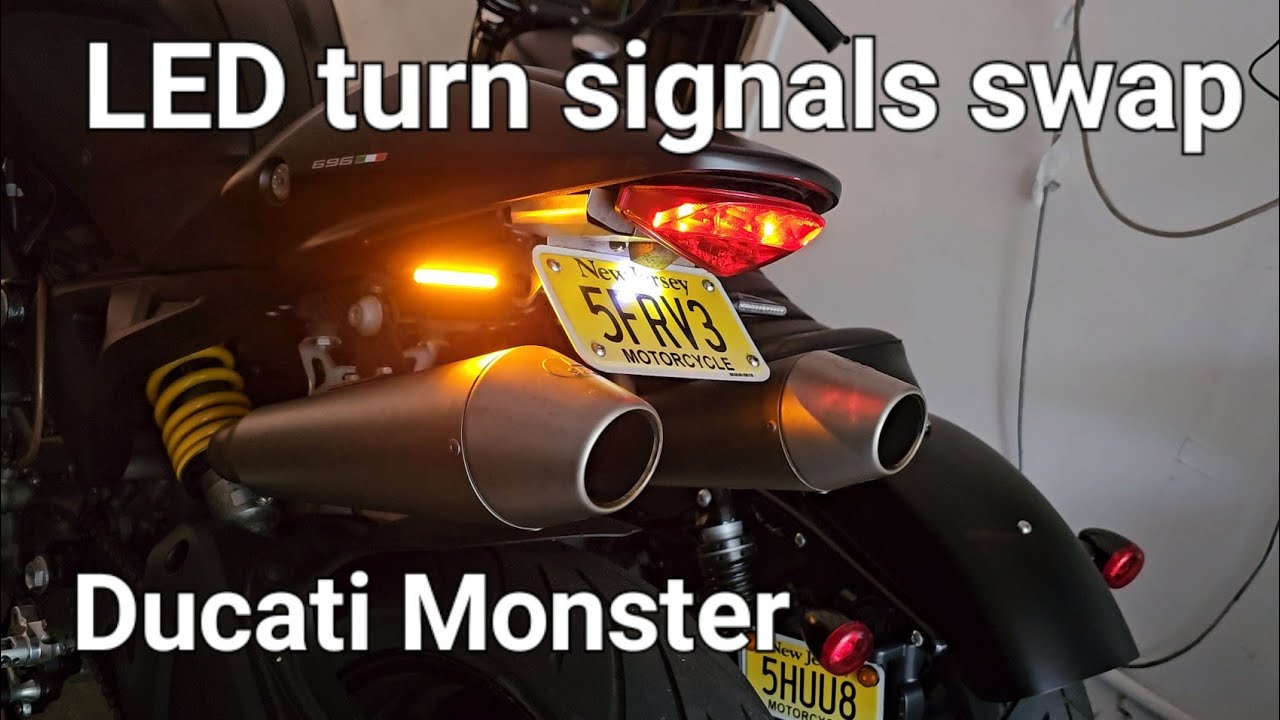 DUCATI Monster LED turn signal lights