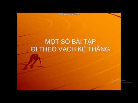 Thể dục - Bài: Một số bài tập đi theo vạch kẻ thẳng