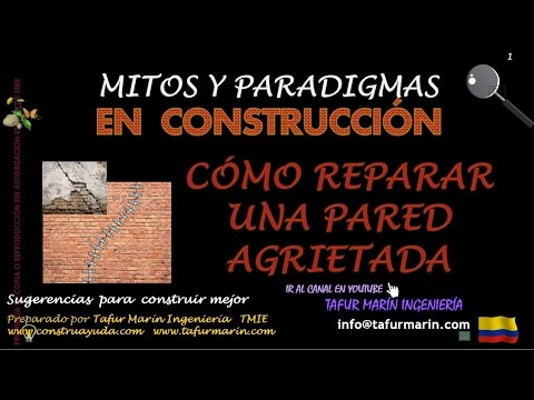 ¿Debe demolerse una pared agrietada?