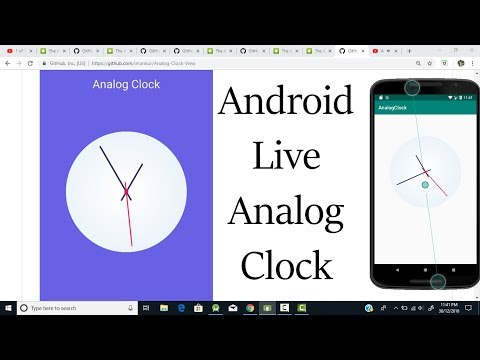 How to Create Live Analog Clock in Android