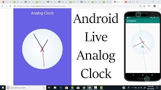 How to Create Live Analog Clock in Android screenshot 5