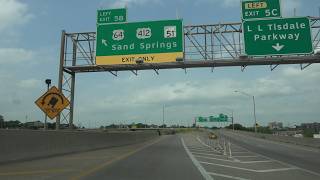 US-412 WB Cimarron Turnpike in Northern Oklahoma
