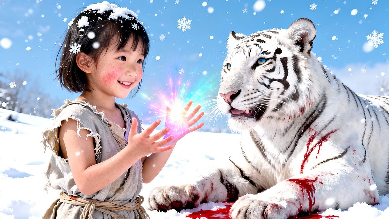 😲Mendiante de 6 ans soigne le roi des bêtes par magie ; il devient PDG et la traite comme princesse👸