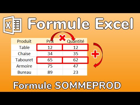 Vidéo: Quelle est la formule Sumproduct?