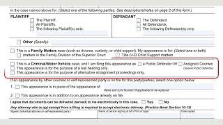 Connecticut Civil Procedure – Filling Out and Filing an Appearance Form