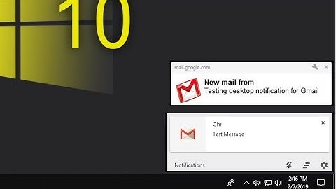 How to Enable Gmail Desktop Notification for Windows 10/8/7
