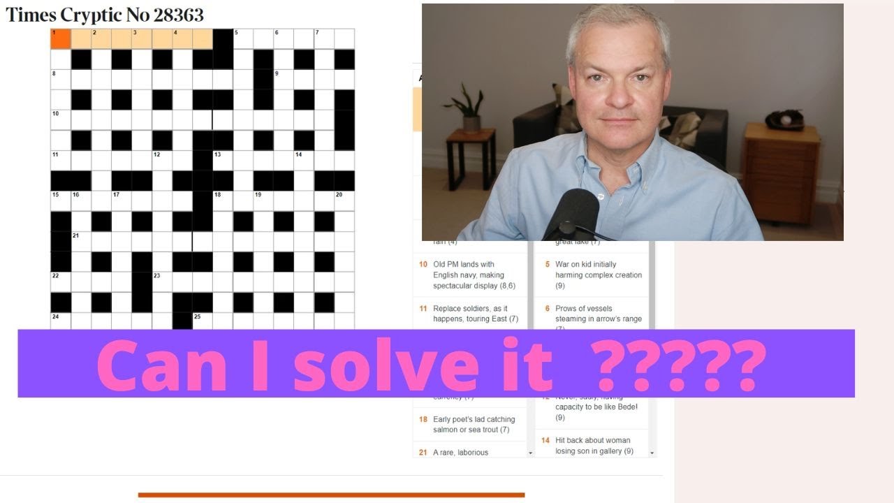 Dweebovision 1157 DWEEB vs Times Cryptic Crossword YouTube