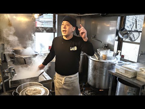 A man whose life changed when he discovered ramen. japanese street food 石田一龍