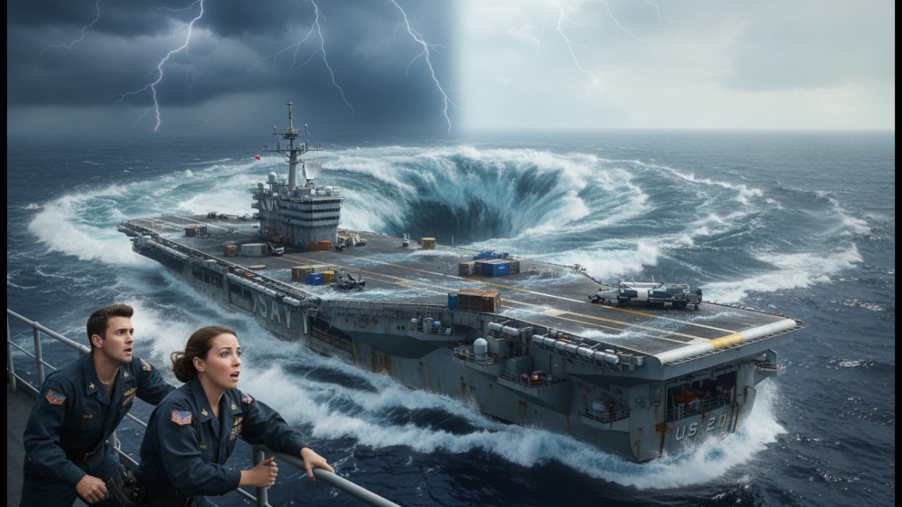 Inside the Day a US Navy Carrier Faced a Deadly Whirlpool