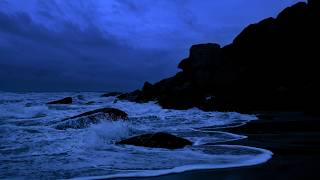 Dark Ocean Waves at Night – Stop Overthinking & Drift Into Deep Sleep Instantly