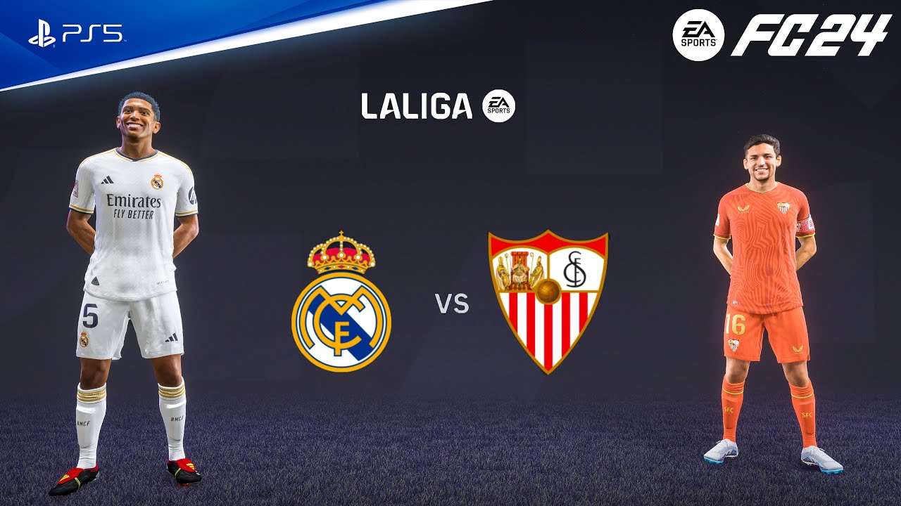 FC 24 - Real Madrid vs Sevilla - La liga 23/24 Full Match | PS5™ [4K60 ...