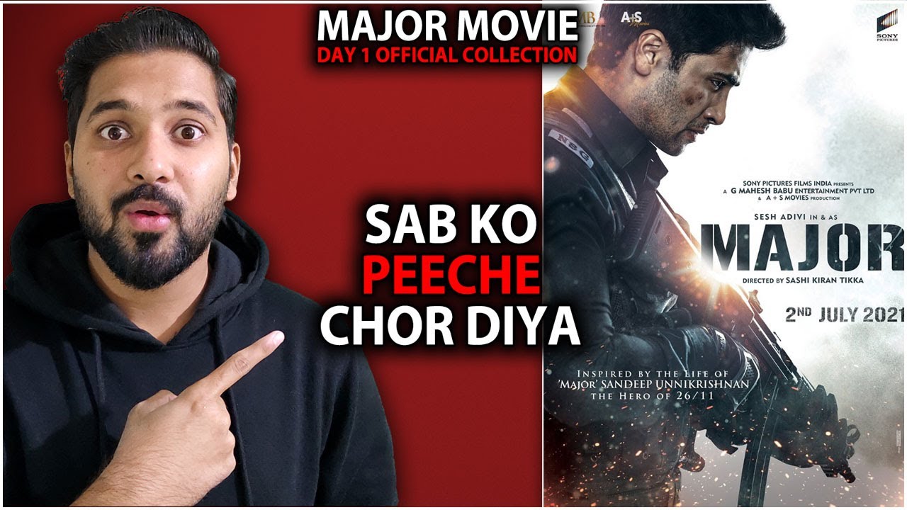 Major Day 1 Official Box Office Collection | Major Movie Day 1 India & Worldwide Collection