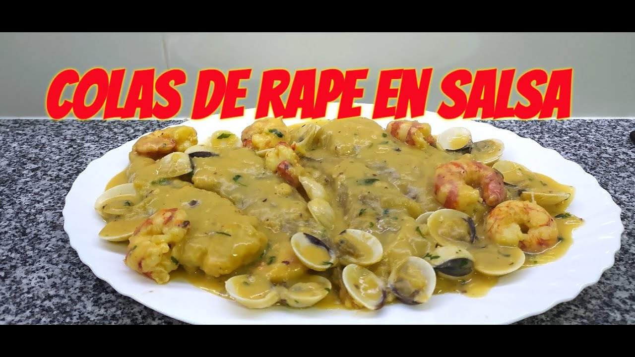 COLAS DE RAPE EN SALSA ||COCINA CON PILAR||