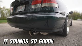 The Best Sounding Exhaust EVER  Yonaka Catback Exhaust Civic