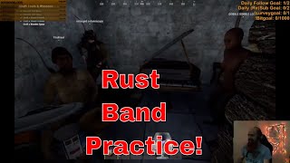 Band Practice/Audition in rust Full band hilarious cringe improv freestyle Rust band Skinny Peen