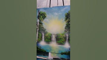 Spray Paint Art With No Planets??? #spray #viral  #spraypaint #nature #art