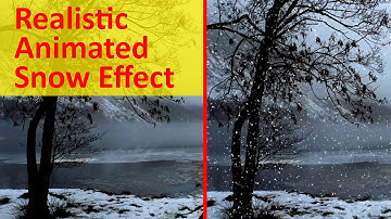 How to Create Animated Snow Effect in Photoshop CC-2017