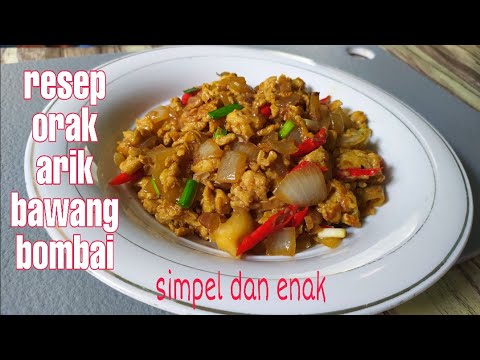 Bawang Bombay Tumis Telur