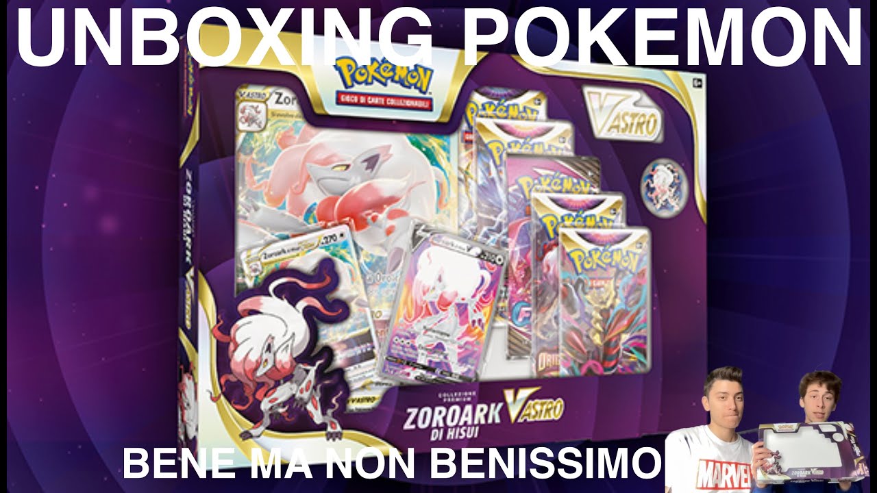 UNBOXING POKEMON BOX ZOROARK DI HISUI VASTRO POTEVA ANDARE MEGLIO