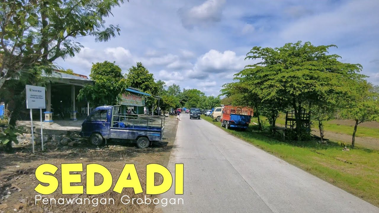 Pasarnya Pinggir Kali | Desa Sedadi Penawangan Grobogan