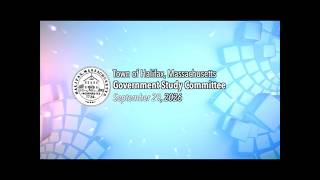 Halifax Government Study Committee - September 29, 2026