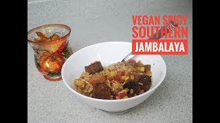 VEGAN Spicy Jambalaya | WORLD VEGAN MONTH |