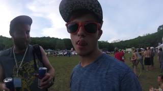 Sky divers at  cosmic reunion 2016