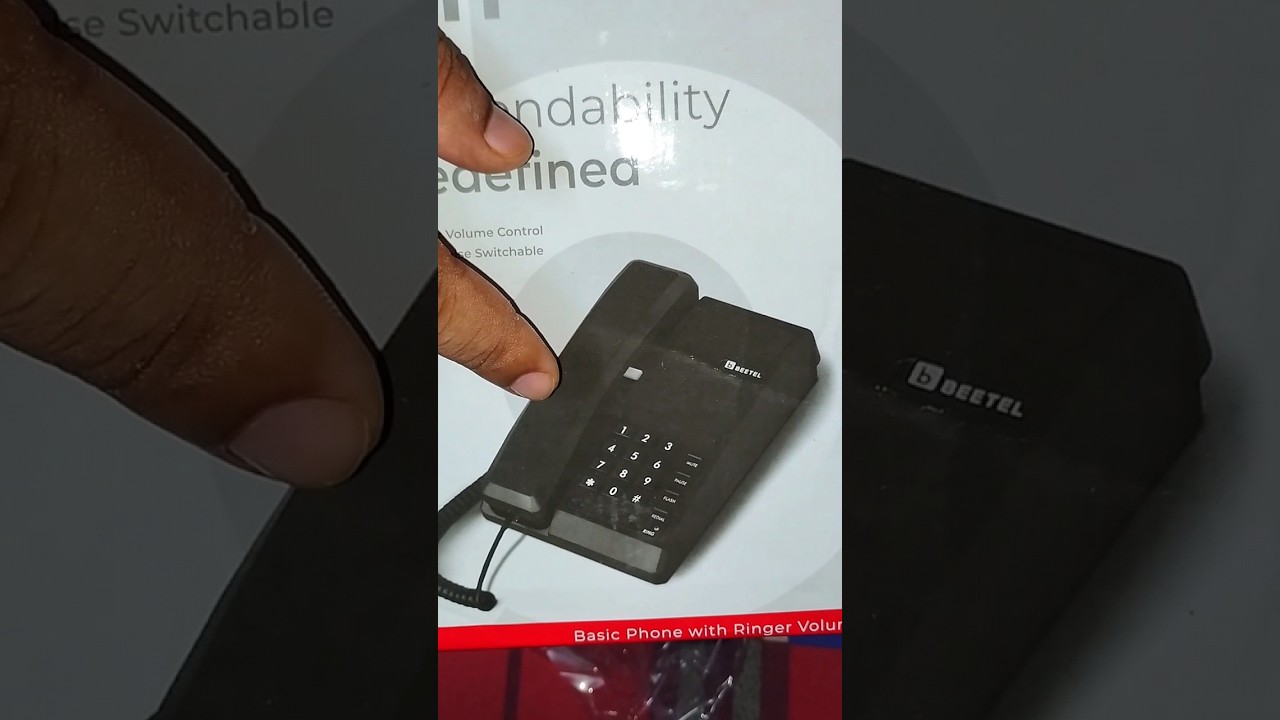 Beetel B11 Corded Landline Phone Unboxing 