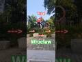 trial rowerowy Wrocław przeskok po kamieniach głazach