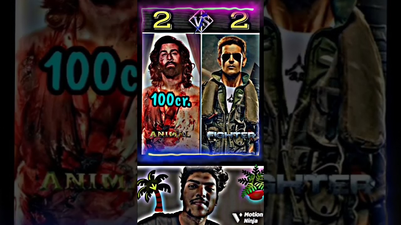 Fighter vs Animal movie full comparison video//