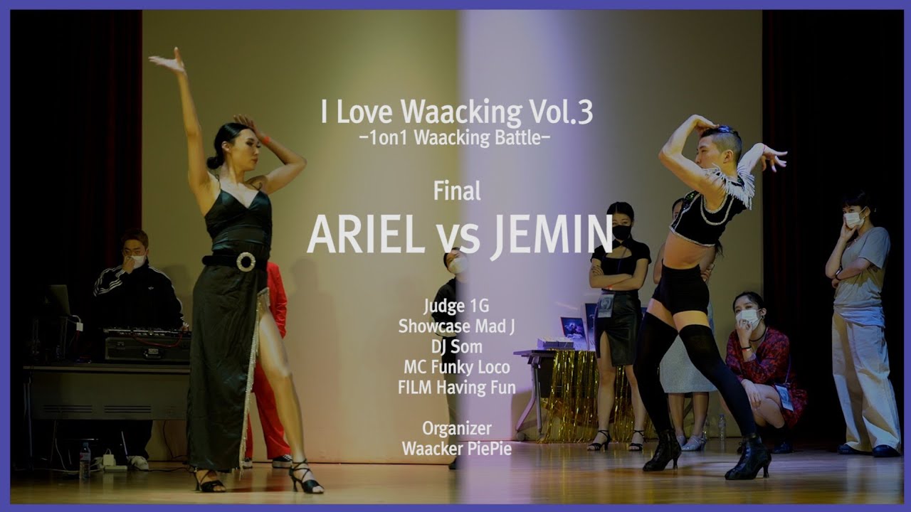 ARIEL vs JEMIN / Final / 2022.01.16 I LOVE WAACKING VOL.3