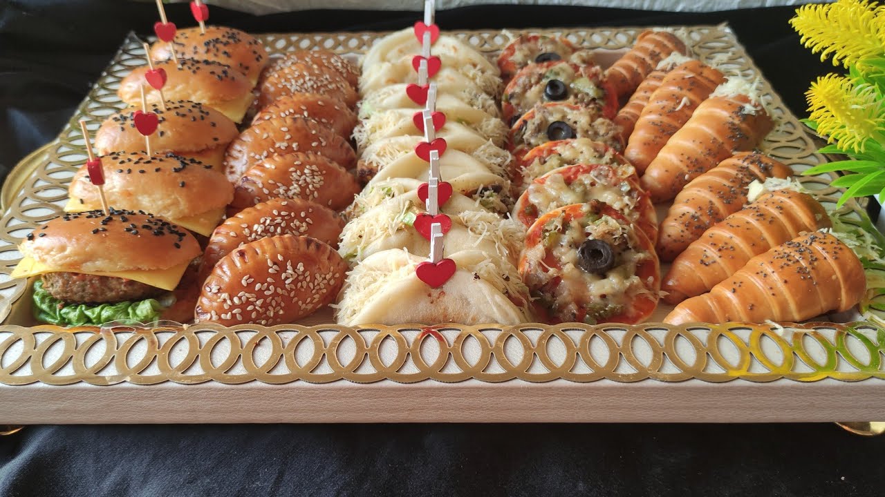 هادي الفرصة تبداي مشروعك/بلاطو مملحات5أشكال وحشوات بعجين واحد غيحمر لك وجهك مع الكليان وفي المناسبات