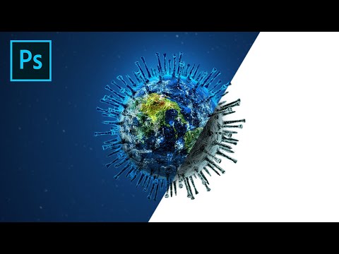 How to Make a Virus on Earth - Photoshop