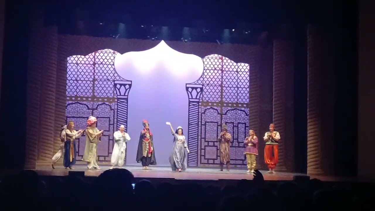 Aladin il musical. saluti finali, Teatro Verdi Montecatini 30 marzo 2025