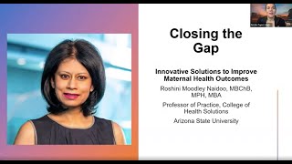 Innovative Solutions to Improve Maternal Health Outcomes