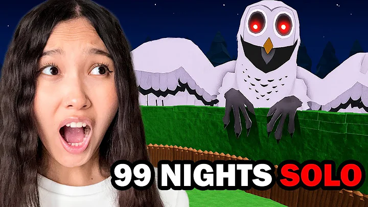 Surviving Roblox 99 NIGHTS IN THE FOREST SOLO...
