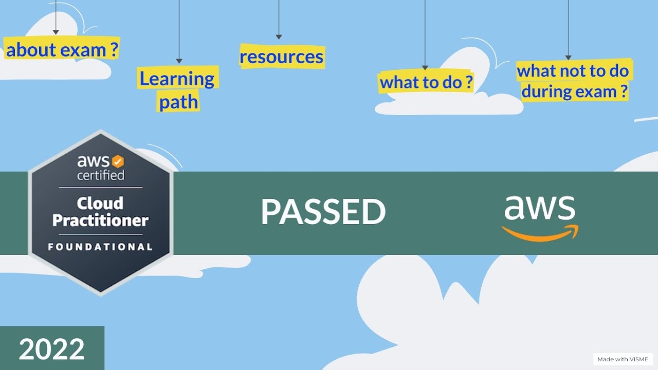 How I Passed the AWS Certified Cloud Practitioner Certification Exam ...