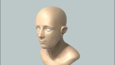 Subdivision head modelling in lightwave